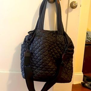 Black MZ Wallace shoulder and cross body bag